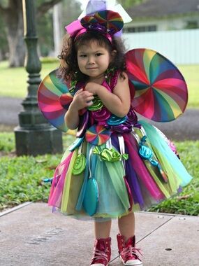 Chasing fireflies candy fairy costume sz 4